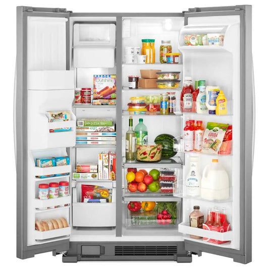 Nevera Side by Side de Acero con Dispensador de Agua 595L Whirlpool