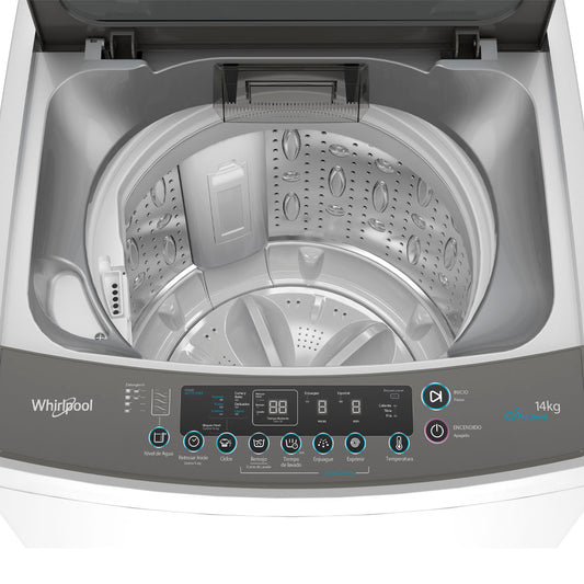 Lavadora Automatica Gris de 14Kg Whirlpool