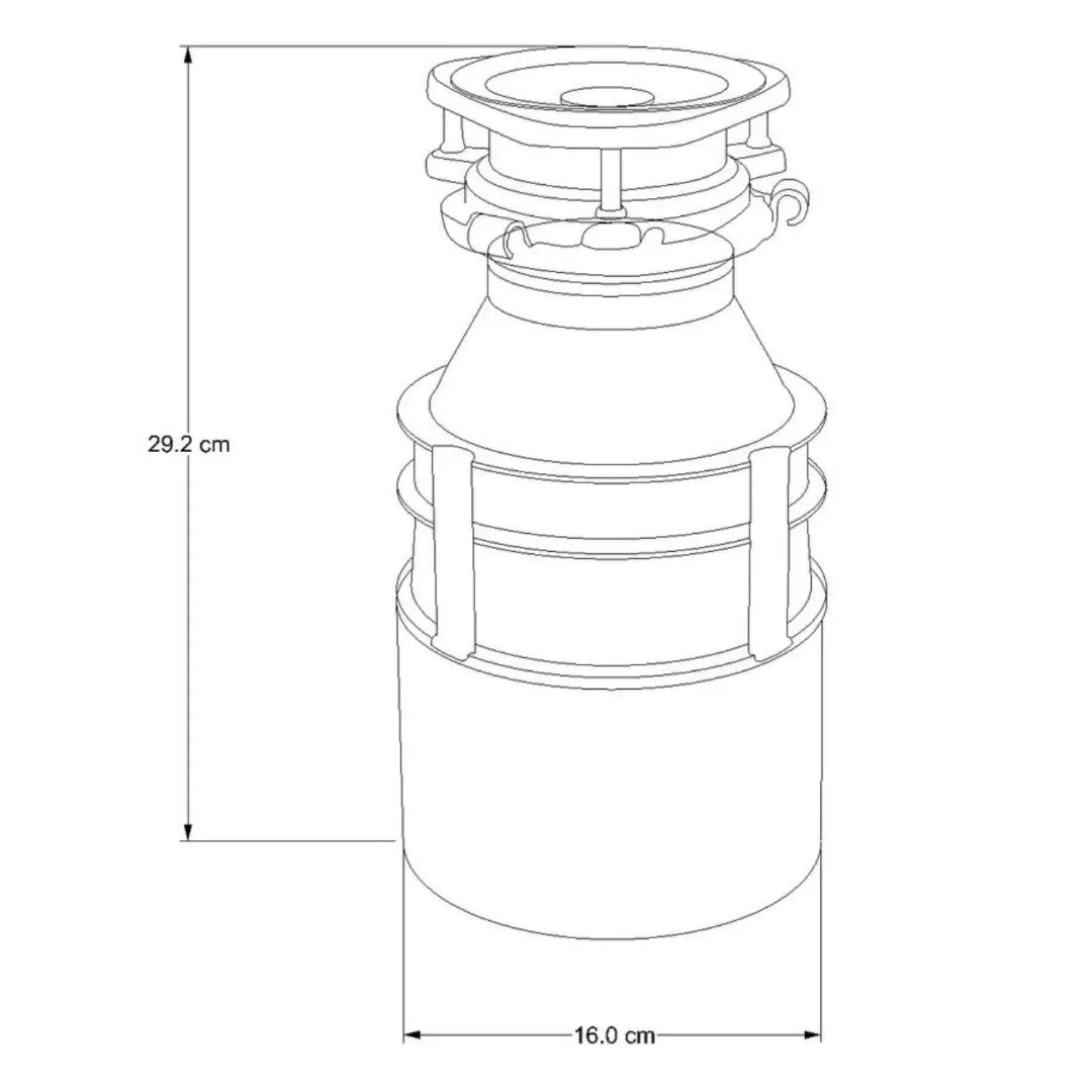 Triturador de Alimentos ½ HP Whirlpool