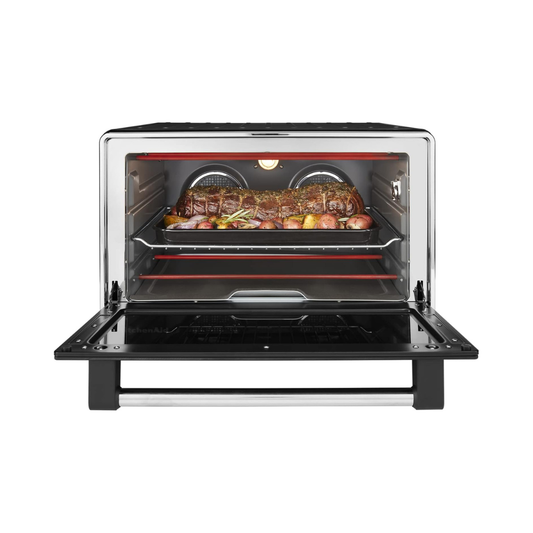Horno de Mesa de Conveccion Negro Mate de 28.7L KitchenAid