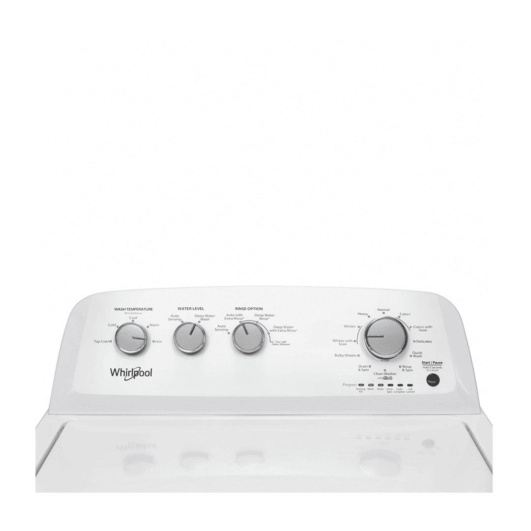 Lavadora Automatica Blanca 12 Ciclos de 3.8 Pies 16Kg Whirlpool