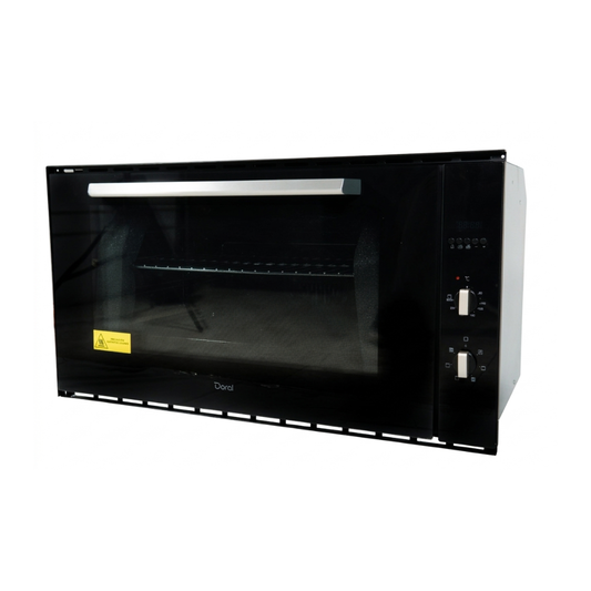 Horno Eléctrico Negro de 90 cm 220V Doral