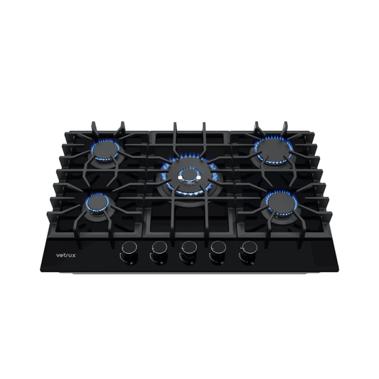 Tope de Cocina a Gas de Vitrocerámica 76 cm Reflecta Pro 76 Vetrux