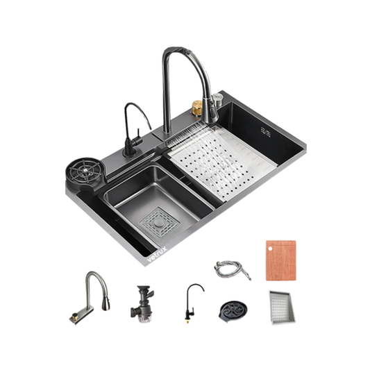 Fregador con Accesorios de 75 cm Flusso 75 Vetrux