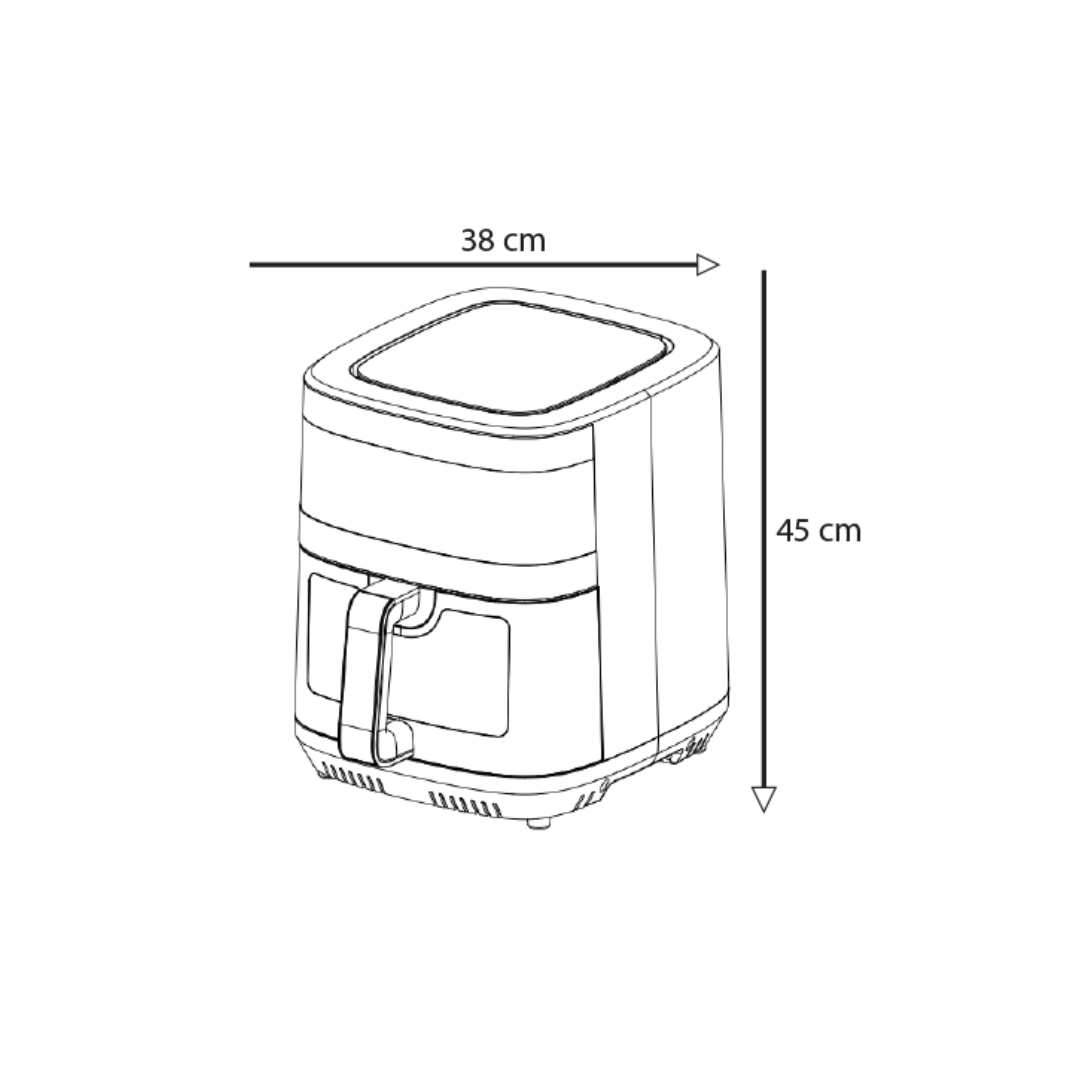 Airfryer de 12 Litros Quick 12 Vetrux