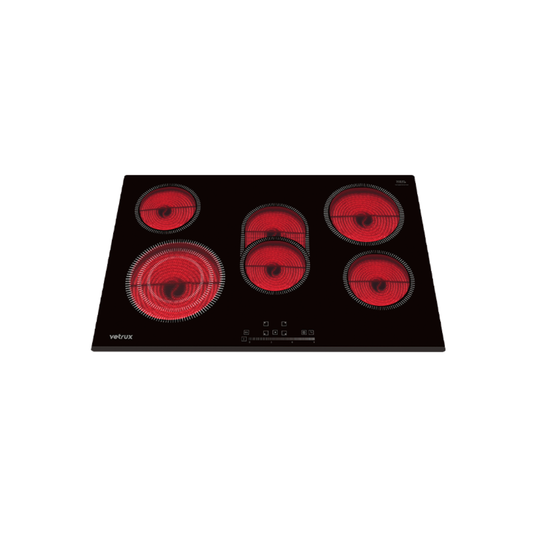 Tope de Cocina Eléctrico de Vitrocerámica 76 cm Prestige 76 220V Vetrux