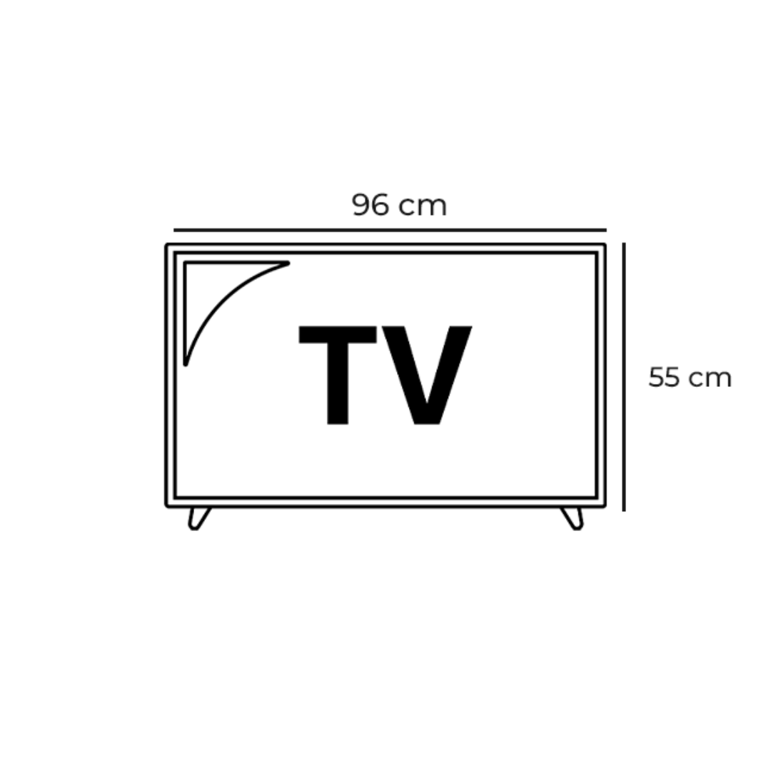 Televisor Smart WhaleOS 10 QLED 4K 43" Vetrux