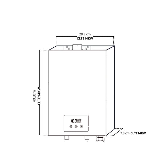 Calentador de Agua 21.5L/Min 220V CLTE14KW Drija