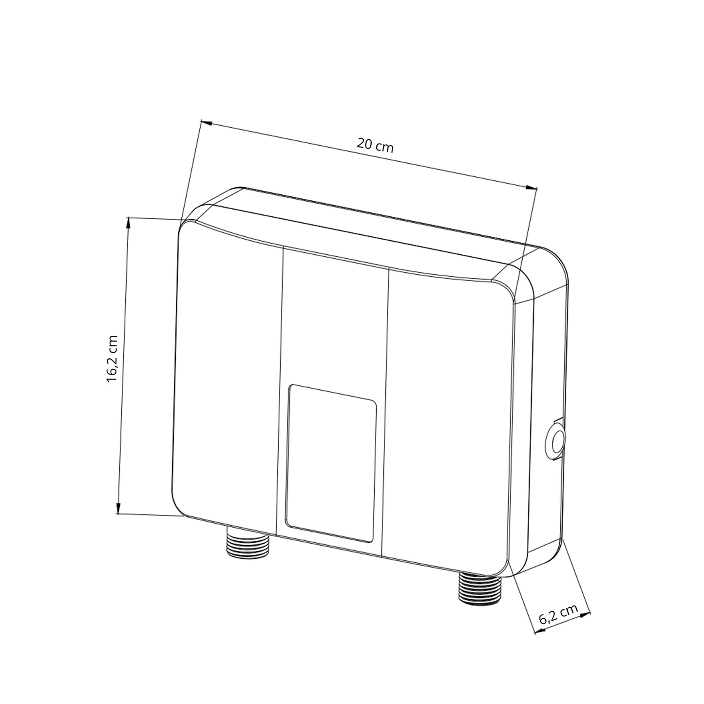 Calentador de Agua 8.5L/Min 220V CLTE6KW Drija