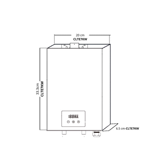 Calentador de Agua 10.5L/Min 220V CLTE7KW Drija