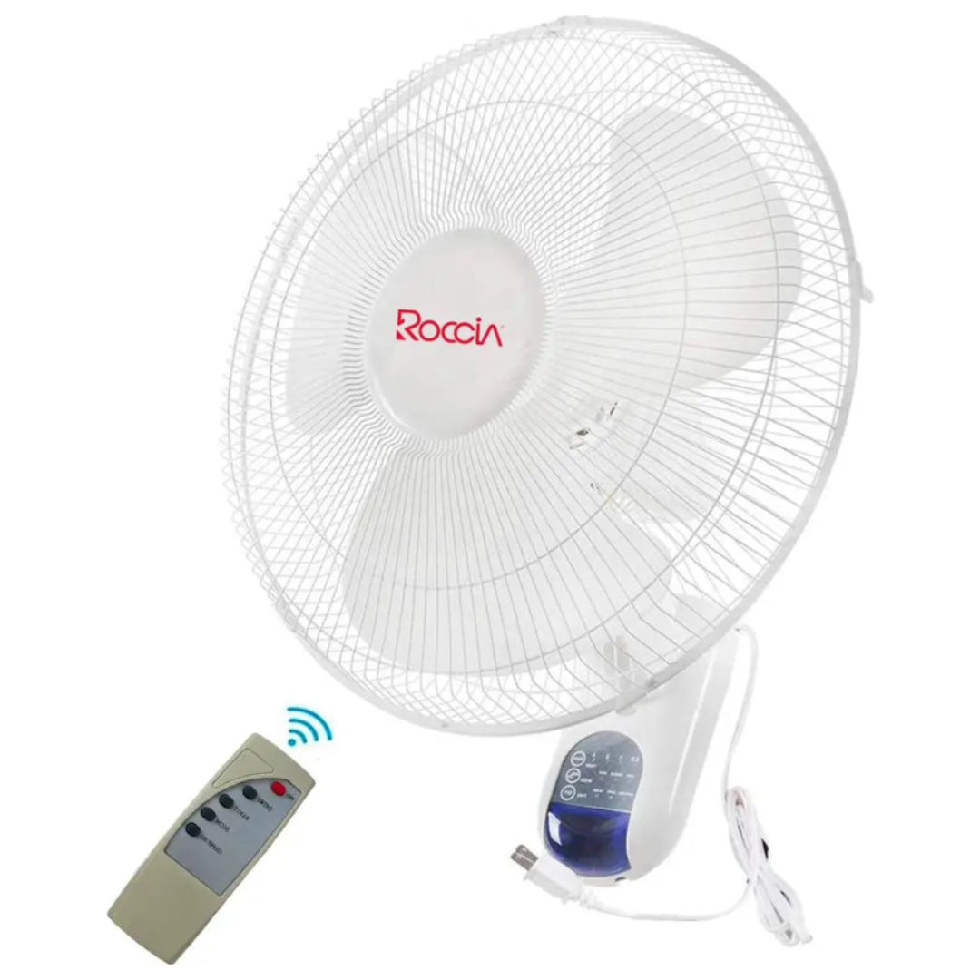 Ventilador de Pared con Control Remoto de 16" F027 Roccia
