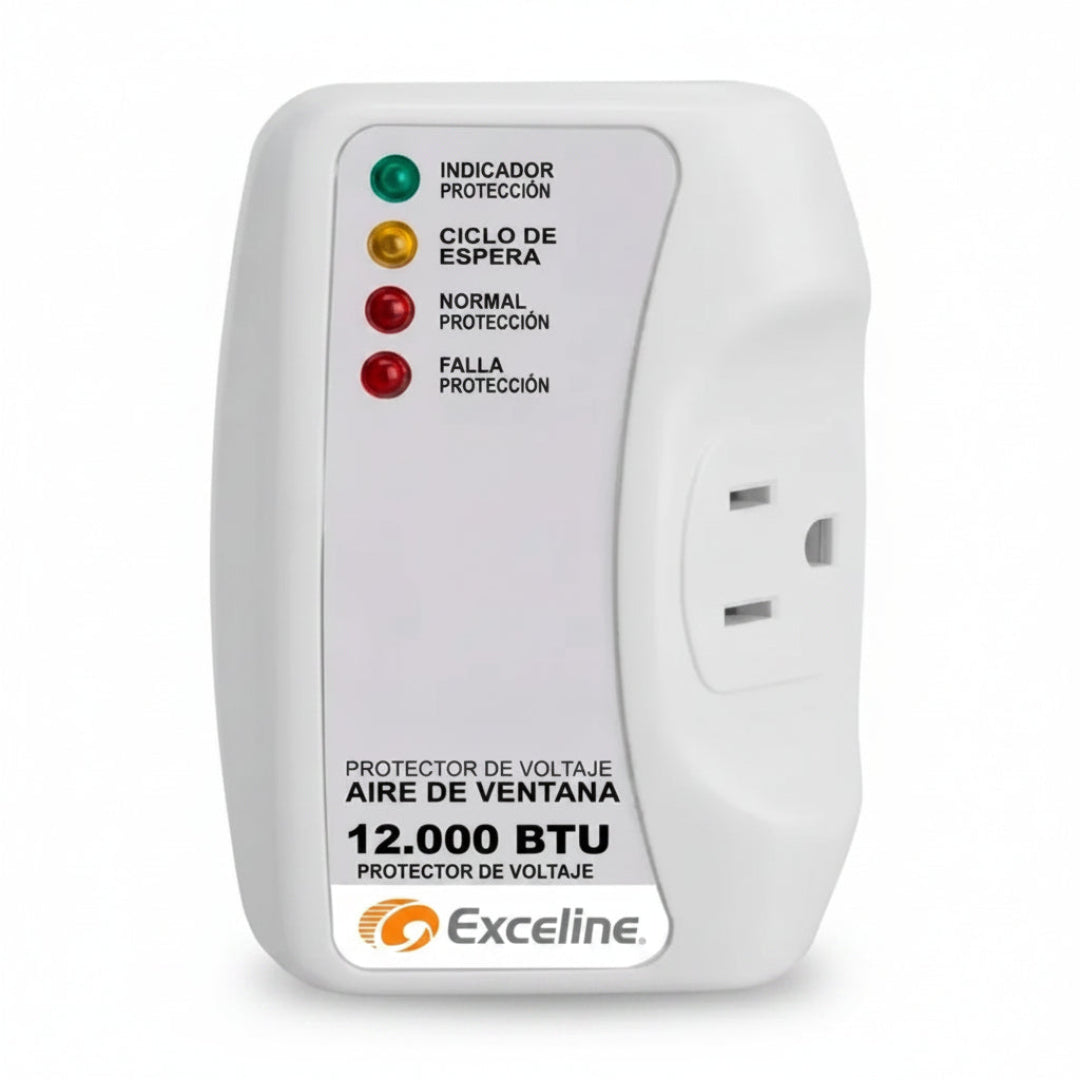 Protector de Voltaje para Aires de Ventana hasta 12000 BTU 110V Exceline