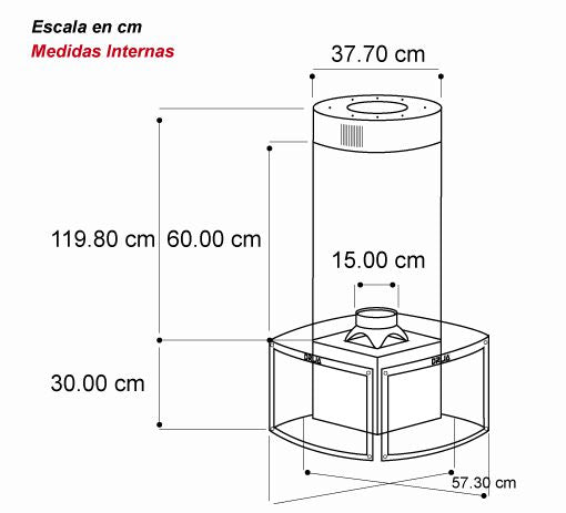 Campana de Isla Square Drija