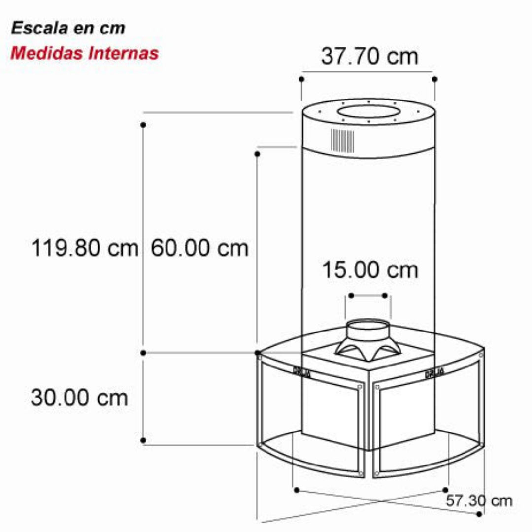Campana de Isla Square Drija