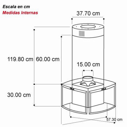 Campana de Isla Square Drija