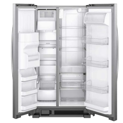 Nevera Side by Side de Acero con Dispensador de Agua 595L Whirlpool