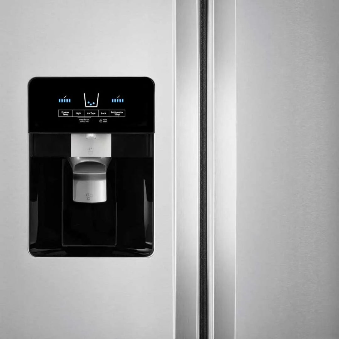 Nevera Side by Side de Acero con Dispensador de Agua 595L Whirlpool