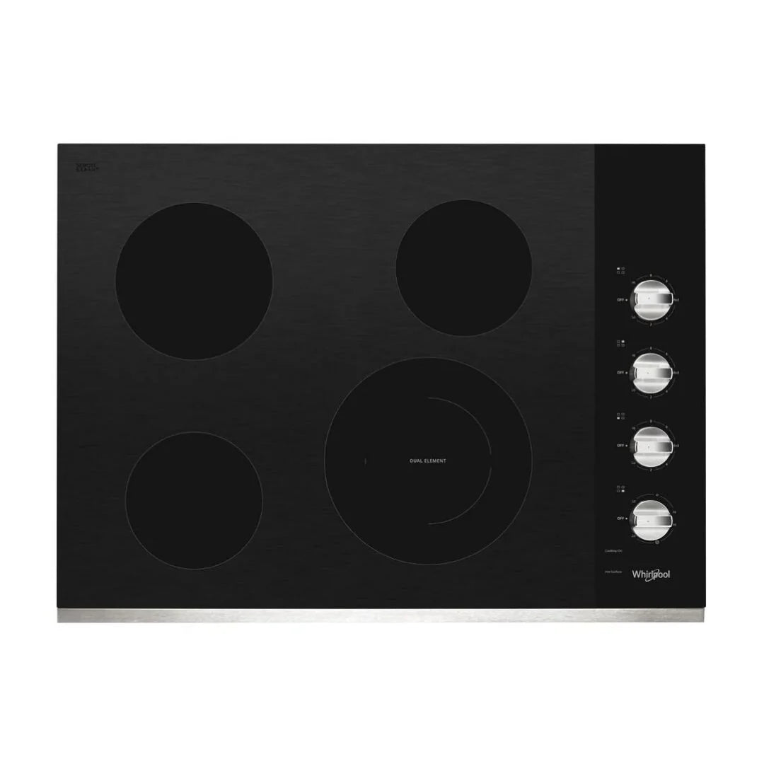 Tope Eléctrico de 4 Hornillas de Vitrocerámica 30" FlexHeat Whirlpool