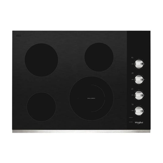 Tope Eléctrico de 4 Hornillas de Vitrocerámica 30" FlexHeat Whirlpool
