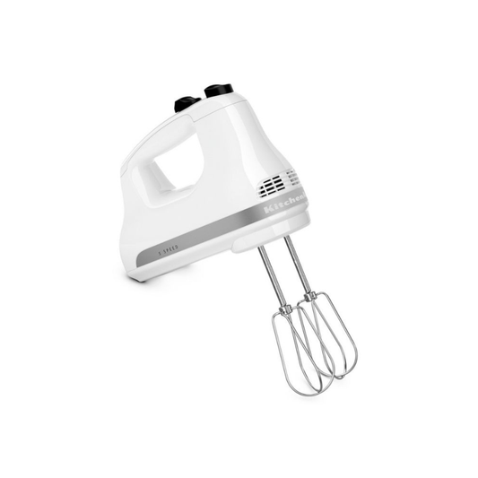 Batidora de Mano Blanca de 5 Velocidades KitchenAid