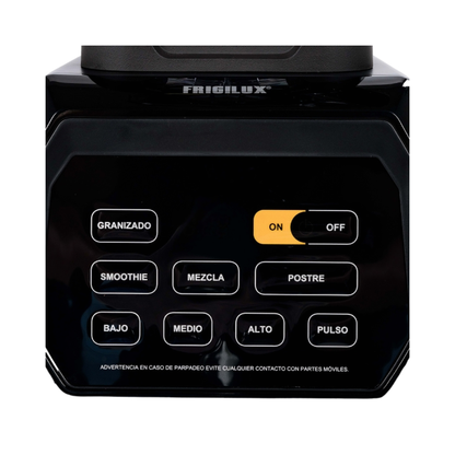 Licuadora Digital Negra de 1500W y 2L FRIGILUX