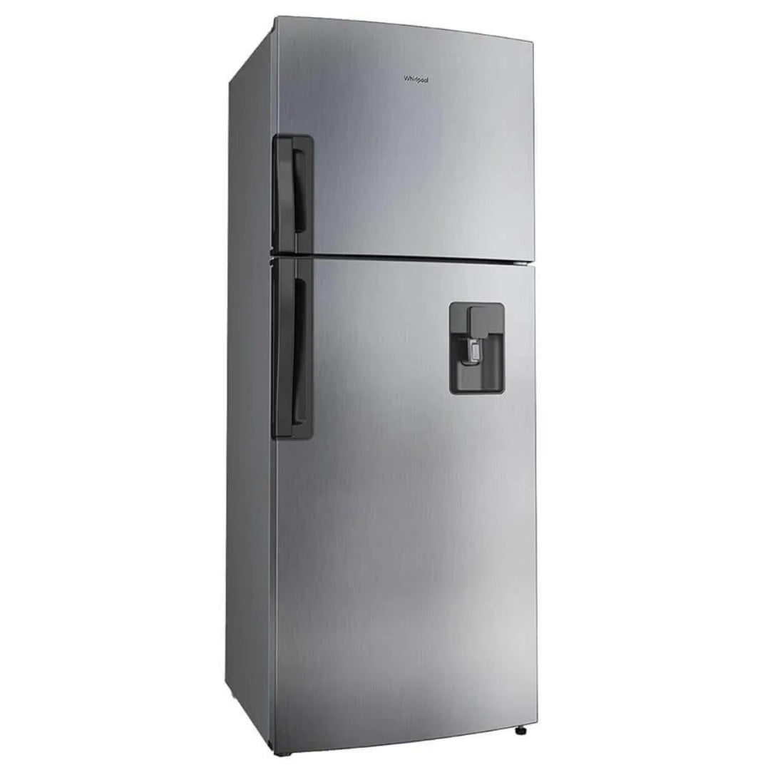 Nevera de Acero con Dispensador de Agua de 435 Litros Whirlpool