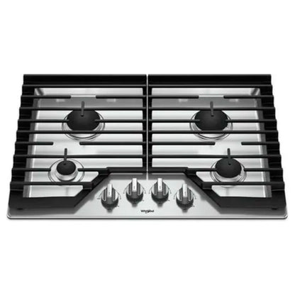 Tope a Gas de 4 Hornillas de Acero 30" Whirlpool