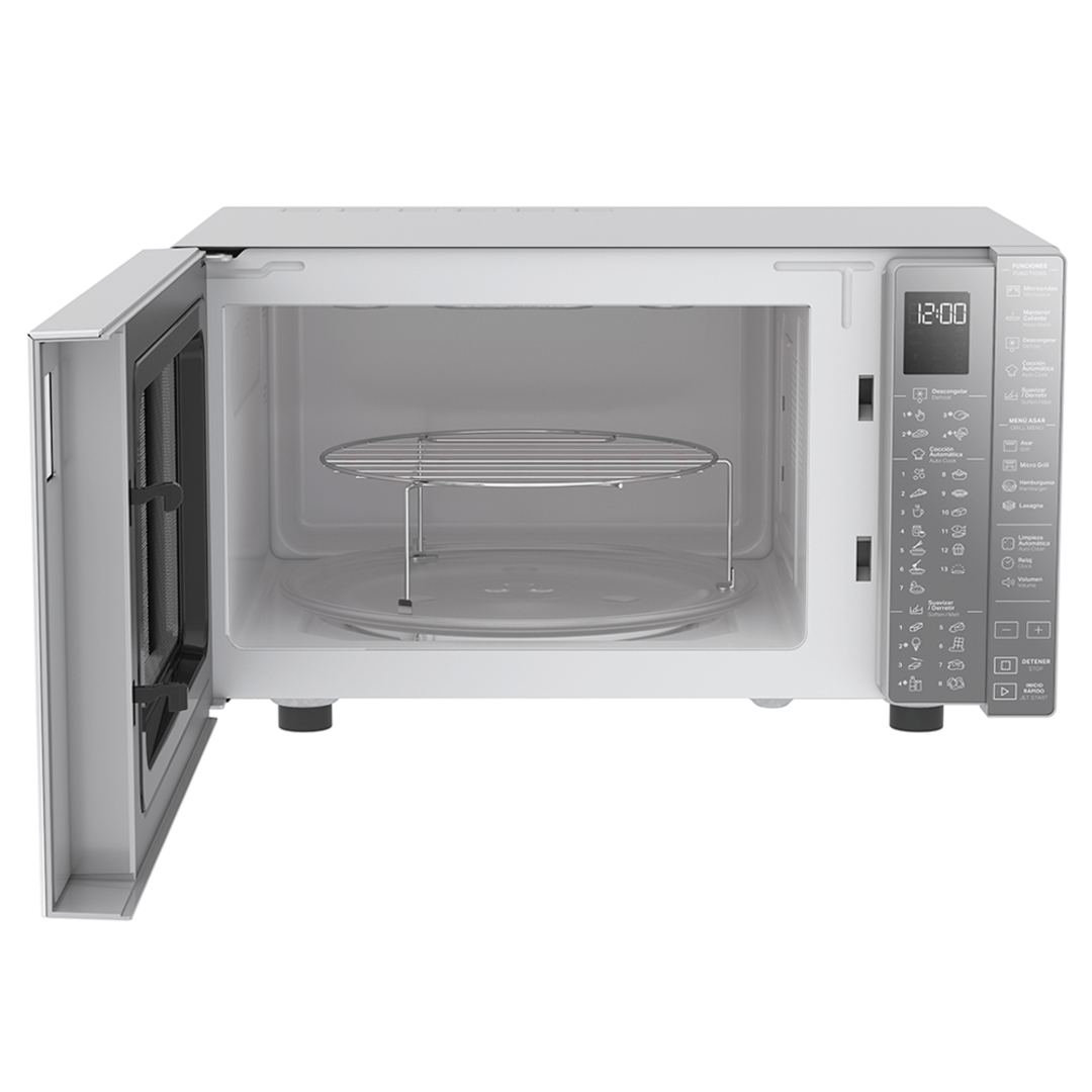 Horno Microondas Grill Gris de 30L Whirlpool