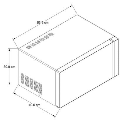 Horno Microondas Grill Gris de 30L Whirlpool