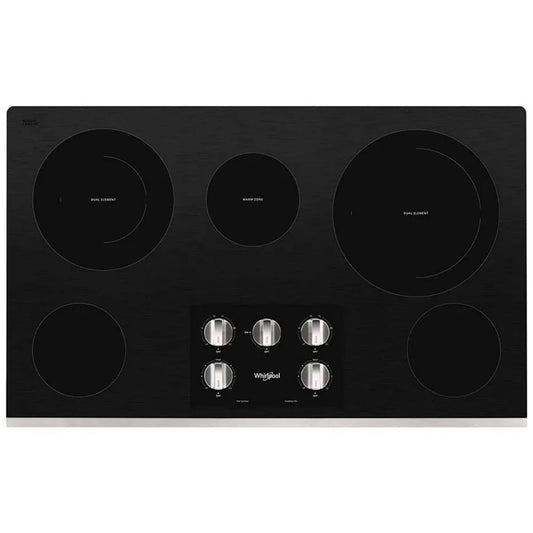 Tope Eléctrico de 5 Hornillas de Vitrocerámica 36" Whirlpool