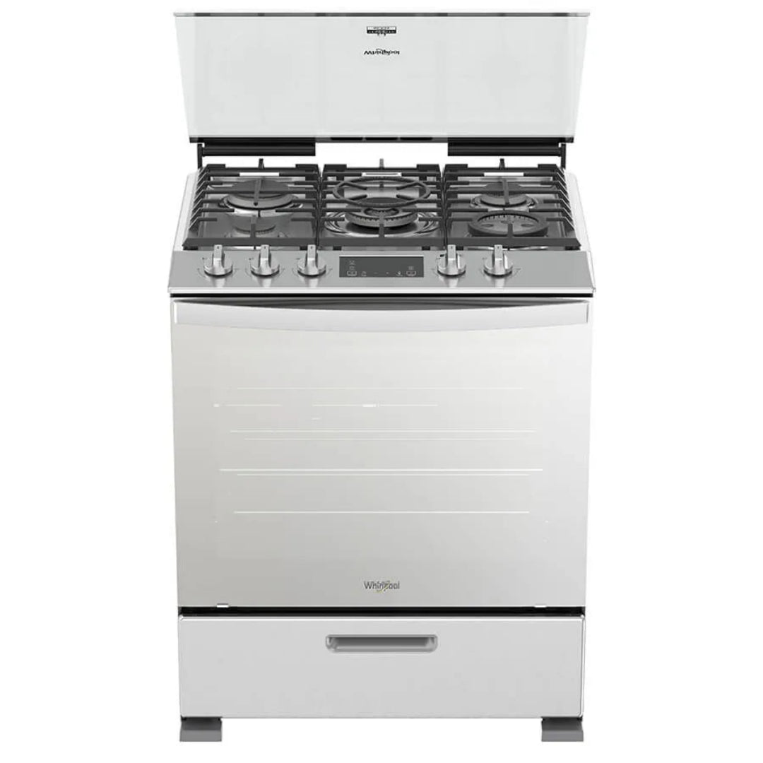 Cocina a Gas de Acero Xtreme Flamma de 30" Whirlpool