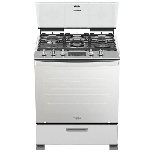 Cocina a Gas de Acero Xtreme Flamma de 30" Whirlpool