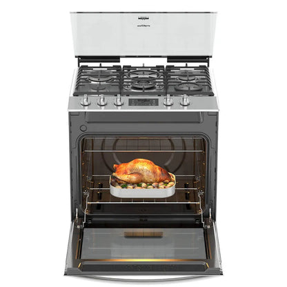 Cocina a Gas de Acero Xtreme Flamma de 30" Whirlpool