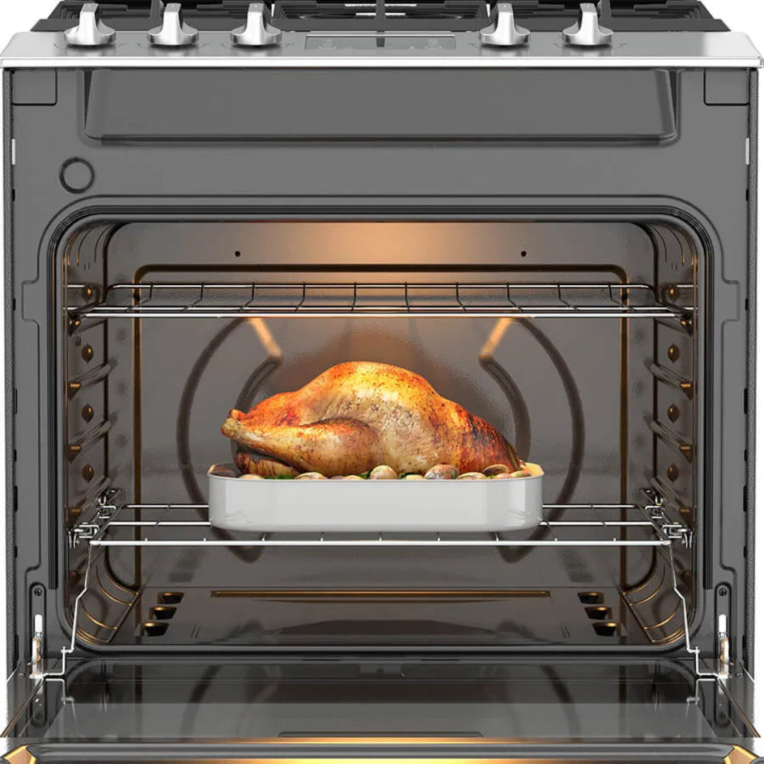 Cocina a Gas de Acero Xtreme Flamma de 30" Whirlpool