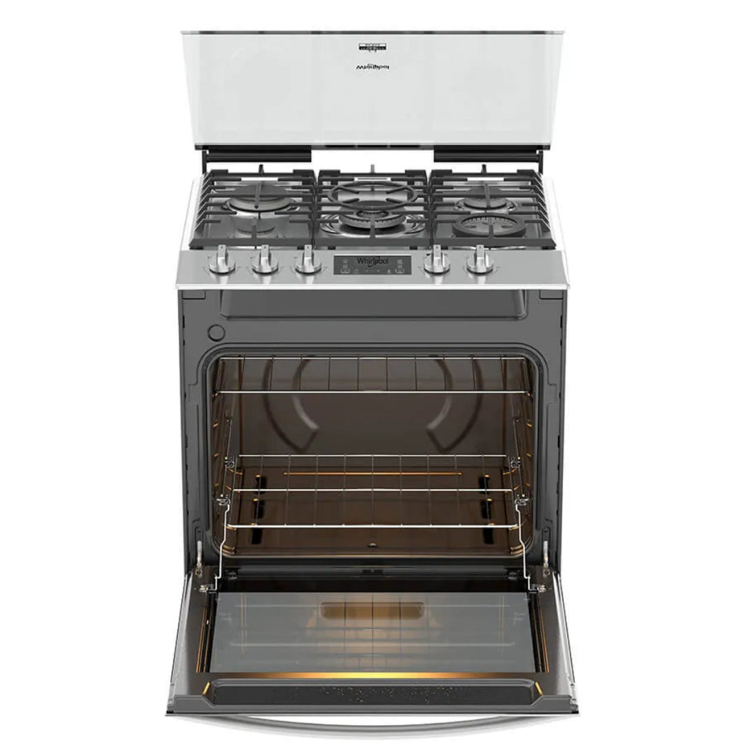 Cocina a Gas de Acero Xtreme Flamma de 30" Whirlpool