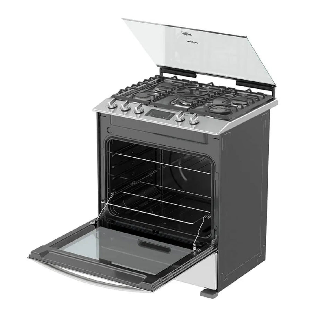 Cocina a Gas de Acero Xtreme Flamma de 30" Whirlpool
