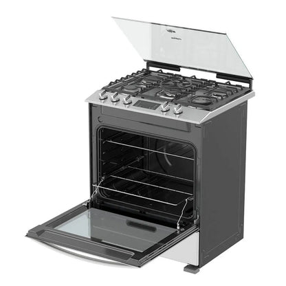 Cocina a Gas de Acero Xtreme Flamma de 30" Whirlpool