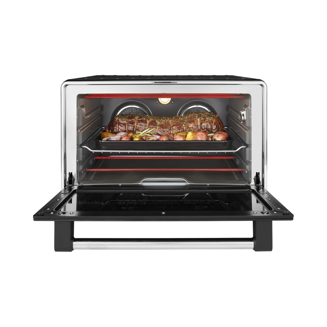 Horno de Mesa de Conveccion Negro Mate de 28.7L KitchenAid