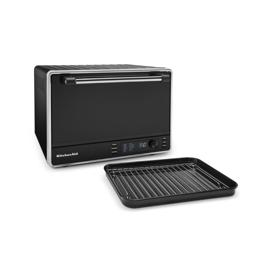 Horno de Mesa de Conveccion Negro Mate de 28.7L KitchenAid