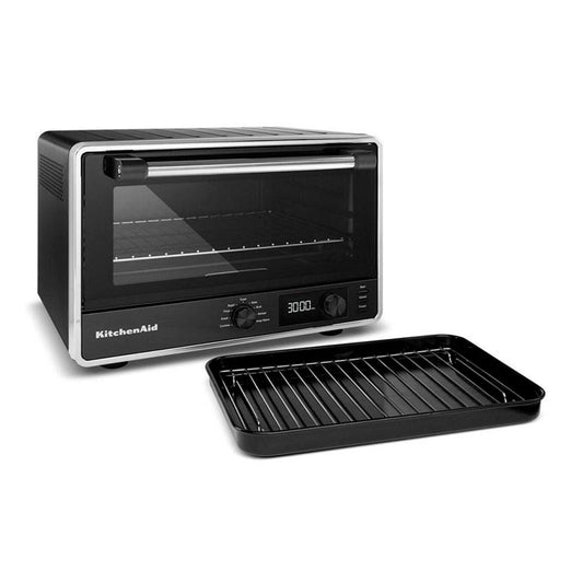 Horno de Mesa Negro Mate de 1800W 21L KitchenAid