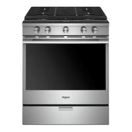 Cocina a Gas de Acero Smart con Convección + Wi-Fi de 30" Whirlpool