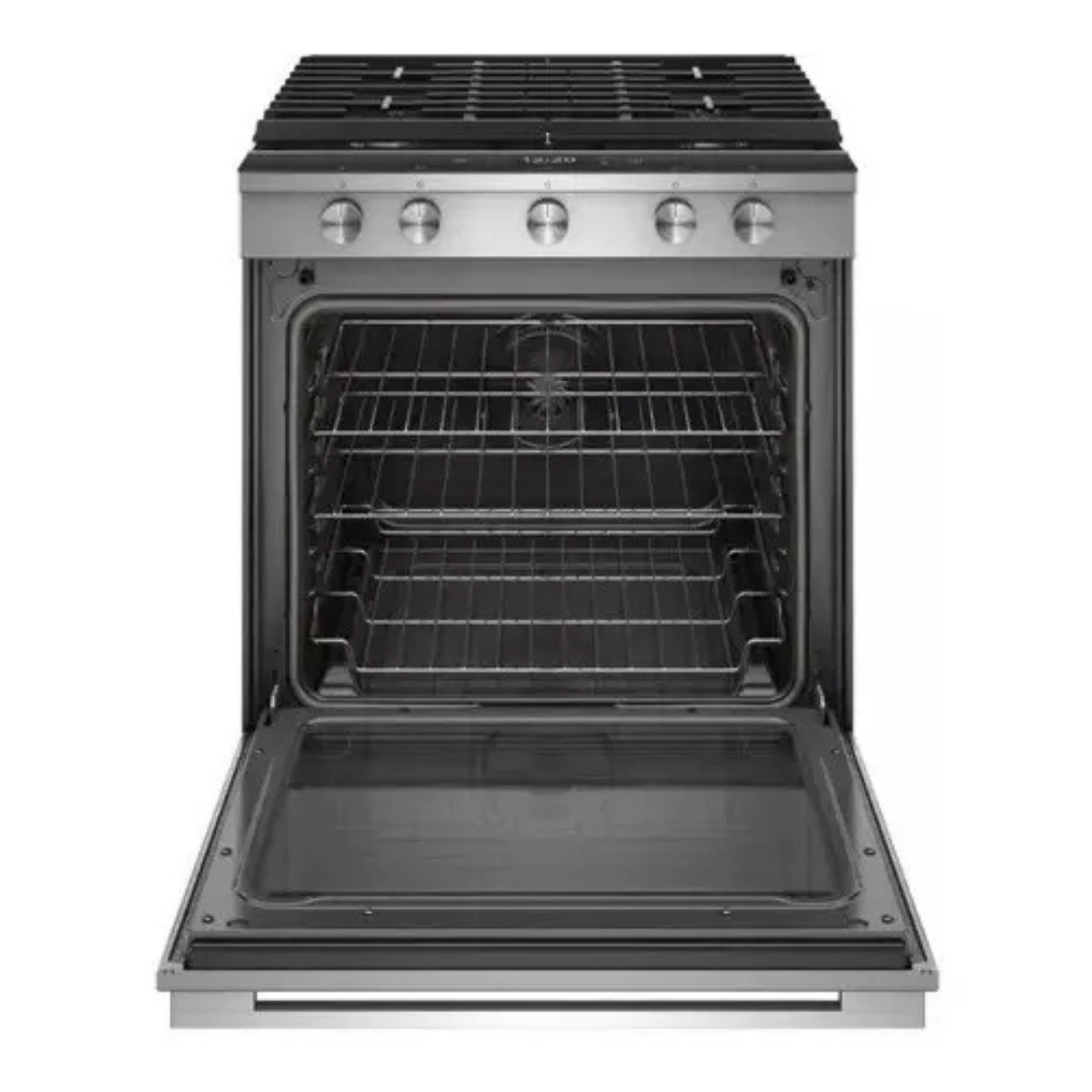 Cocina a Gas de Acero Smart con Convección + Wi-Fi de 30" Whirlpool