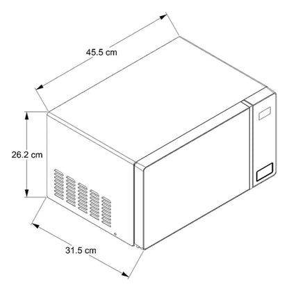 Horno Microondas Diseño Espejo de 20L Whirlpool