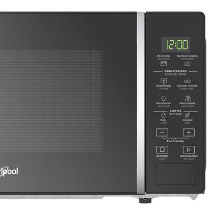 Horno Microondas Negro de 20L Whirlpool