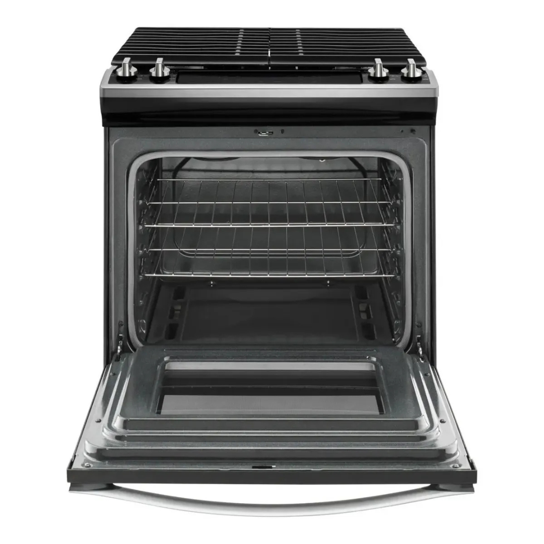 Cocina a Gas de Acero Slide-In de 30" Whirlpool