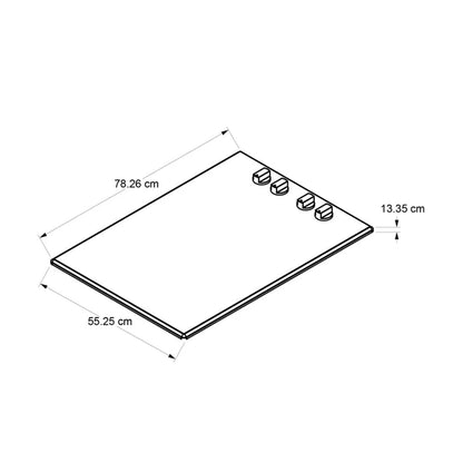 Tope Eléctrico de Vitrocerámica 30" 220V Whirlpool