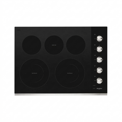 Tope Eléctrico de Vitrocerámica de 5 Hornillas 30" Whirlpool