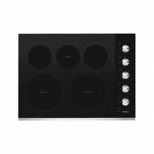 Tope Eléctrico de Vitrocerámica de 5 Hornillas 30" Whirlpool