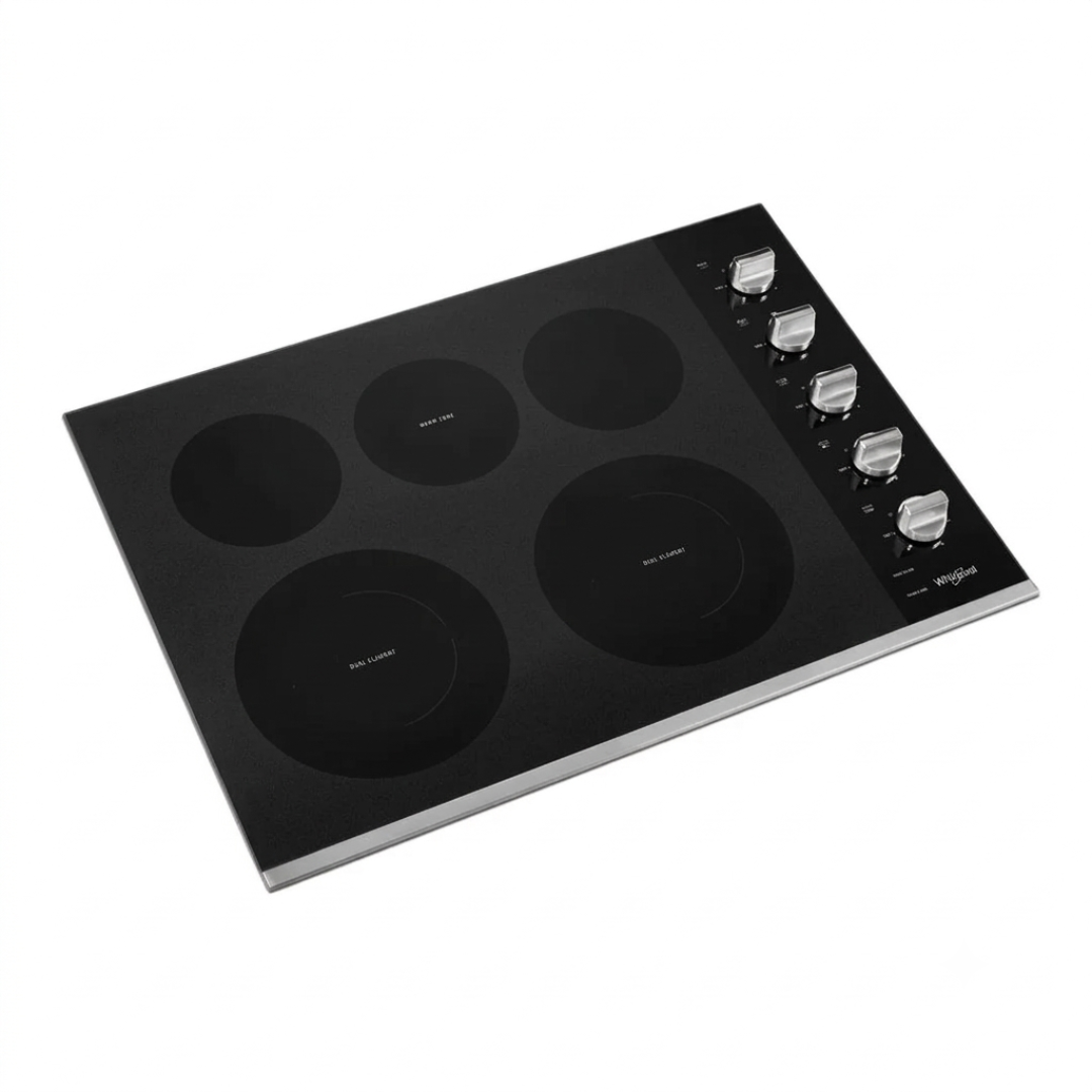 Tope Eléctrico de Vitrocerámica de 5 Hornillas 30" Whirlpool