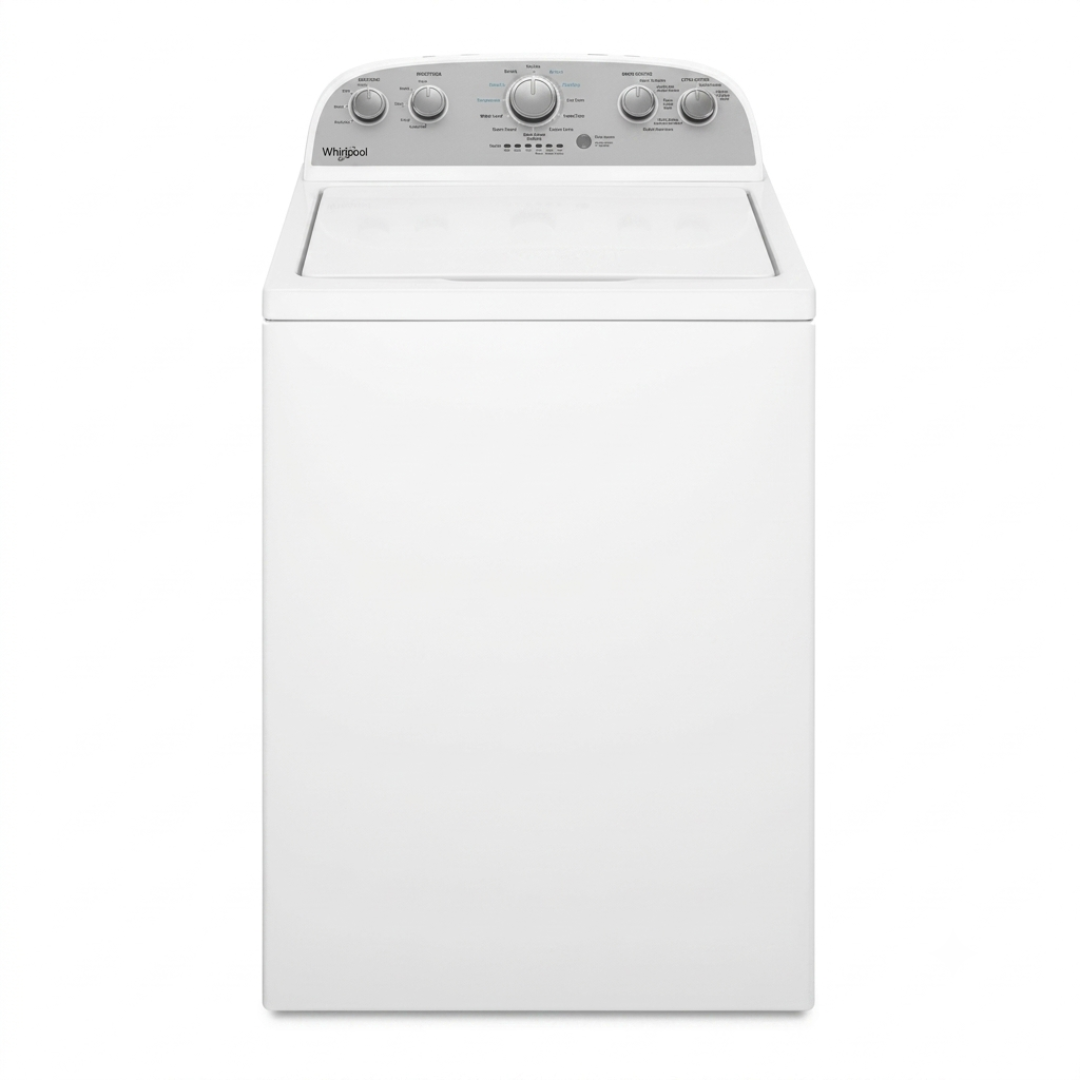 Lavadora Automatica Blanca 12 Ciclos de 3.9 Pies 21Kg Whirlpool